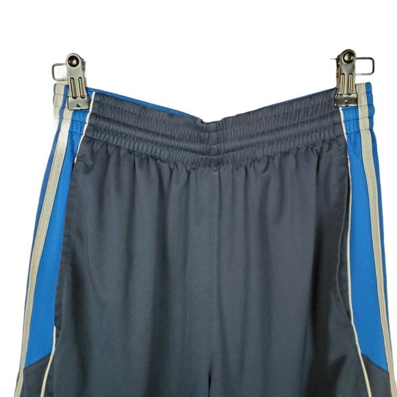 Adidas Mens Navy Blue White 3 Stripe Size Small Basketball Shorts 10" Inseam - Picture 4 of 12